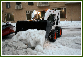 除雪作業の様子